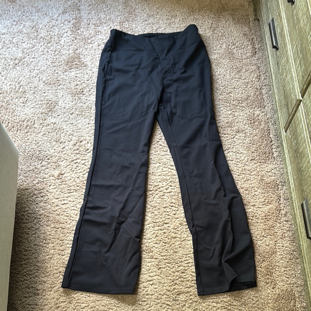 Black Flared Pants